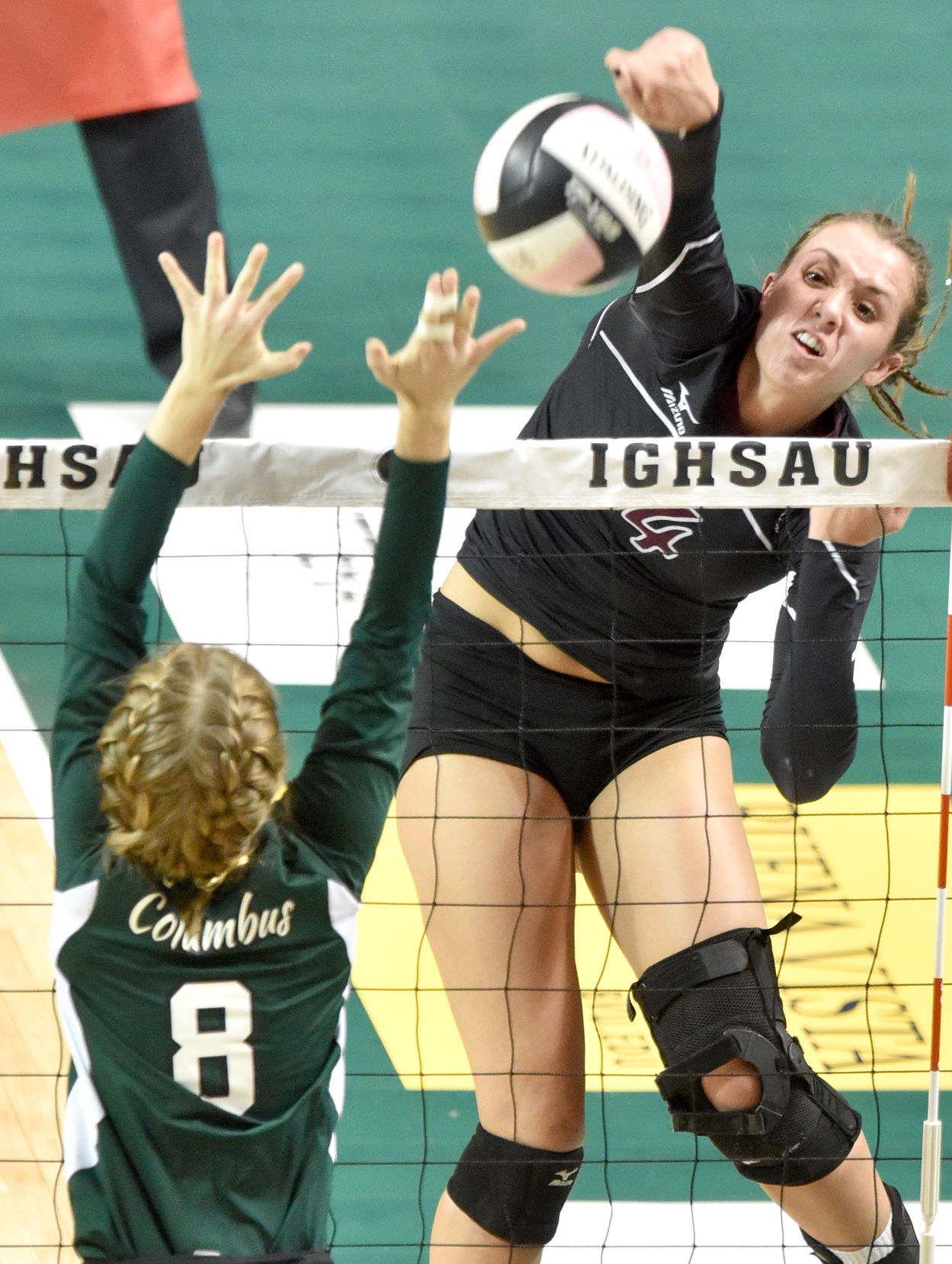 Western Christian vs Waterloo Columbus state volleyball